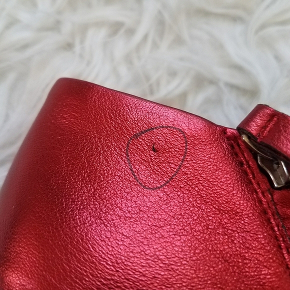 PAIGE Catrine Candy Apple Red Booties - Picture 15 of 16